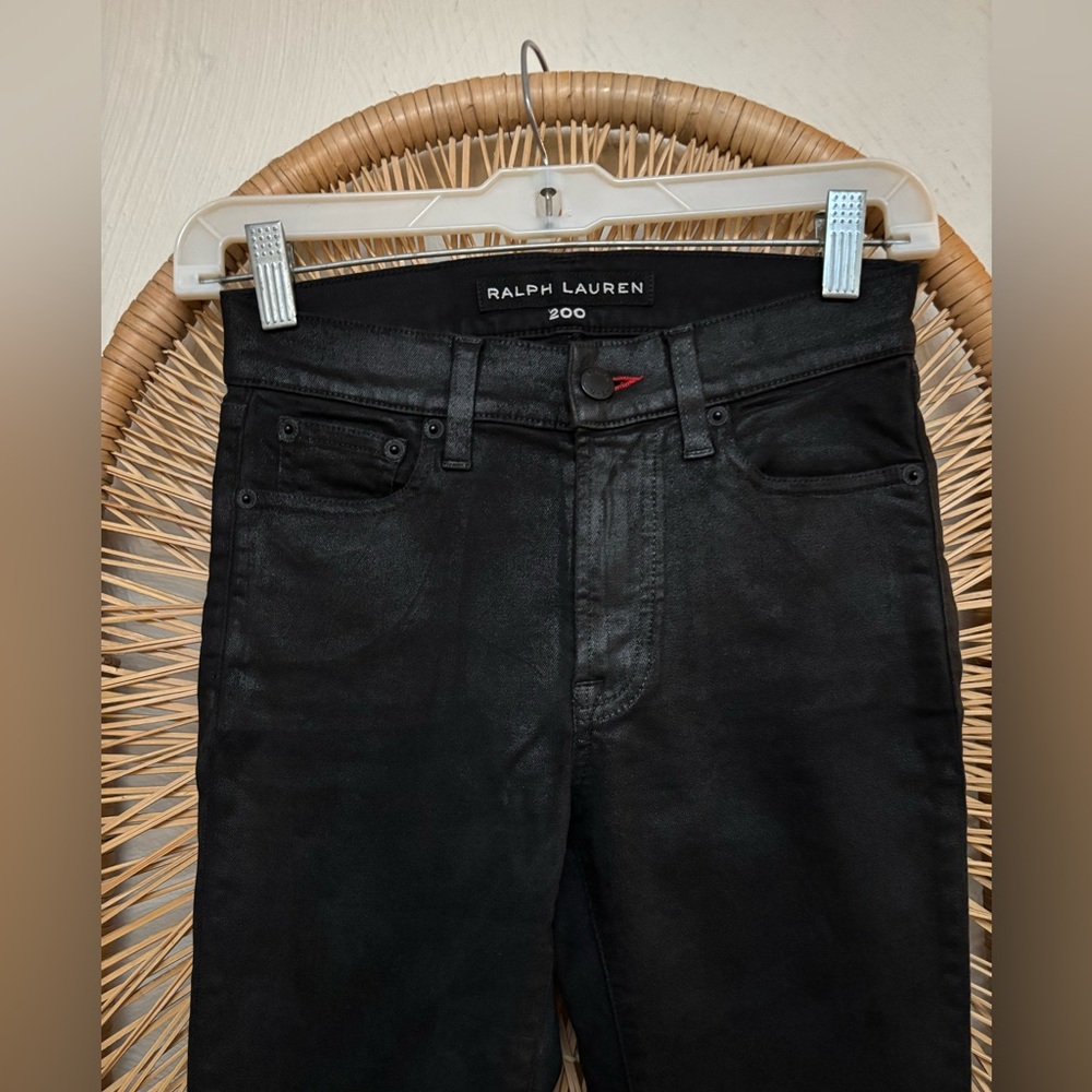 Vintage Ralph Lauren Black Label Waxed Jeans